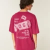T-shirt graphique Baggy Cotton Shady Pine Motel T-shirt graphique Baggy Cotton Shady Pine Motel