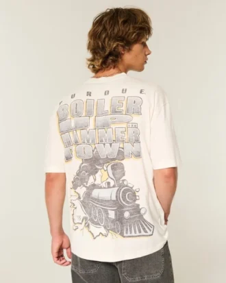 T-shirt graphique Boilermakers de l&rsquo;université Purdue