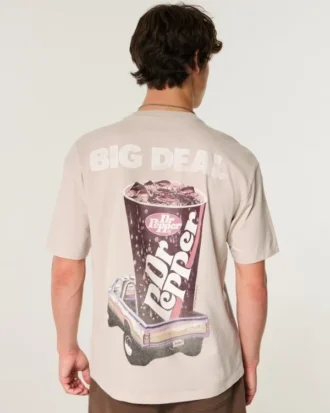 T-shirt graphique Boxy Dr Pepper