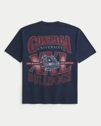 T-shirt graphique Boxy Gonzaga University Bulldogs