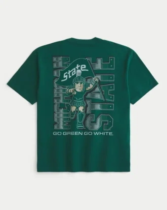 T-shirt graphique Boxy Michigan State University