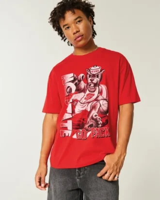 T-shirt graphique Boxy NC State Wolfpack