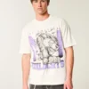 T-shirt graphique Boxy Northwestern University Wildcats T-shirt graphique Boxy Northwestern University Wildcats