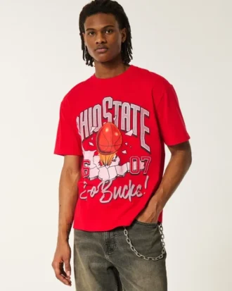 T-shirt graphique Boxy Ohio State Buckeyes