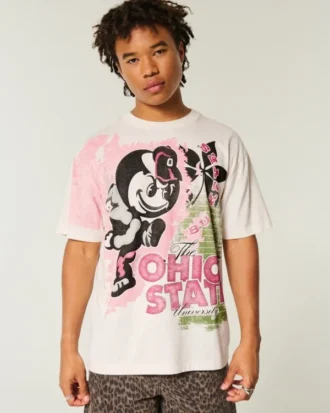 T-shirt graphique Boxy Ohio State Buckeyes