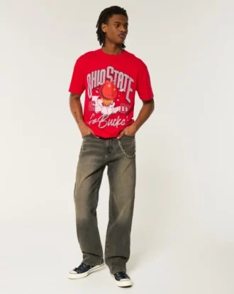 T-shirt graphique Boxy Ohio State Buckeyes