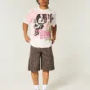 T-shirt graphique Boxy Ohio State Buckeyes T-shirt graphique Boxy Ohio State Buckeyes