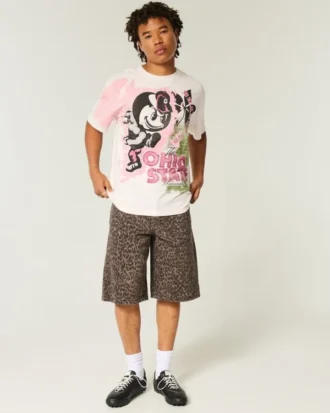 T-shirt graphique Boxy Ohio State Buckeyes