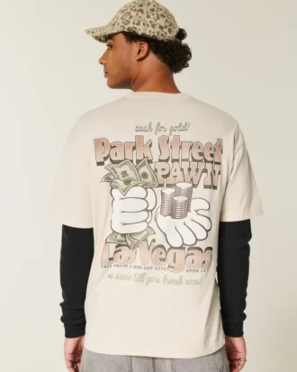 T-shirt graphique Boxy Park Street Pawn T-shirt graphique Boxy Park Street Pawn