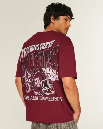 T-shirt graphique Boxy Texas A&M University Aggies