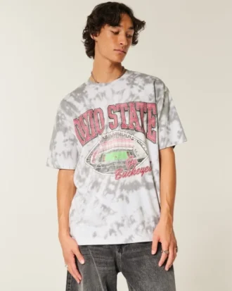 T-shirt graphique Boxy The Ohio State University Buckeyes