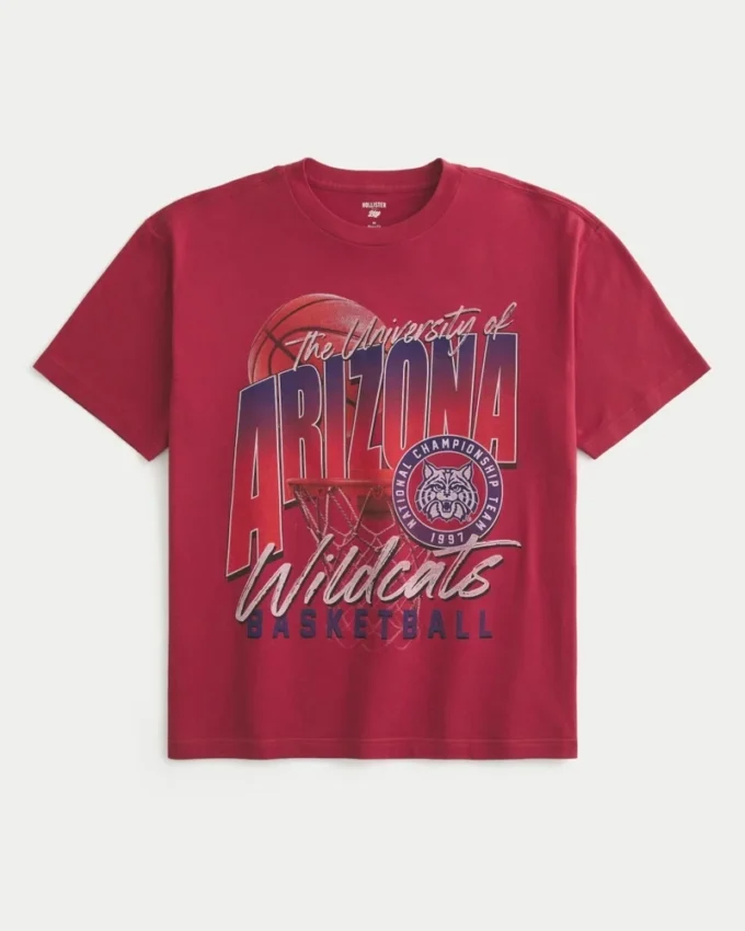 T-shirt graphique Boxy University of Arizona Wildcats T-shirt graphique Boxy University of Arizona Wildcats