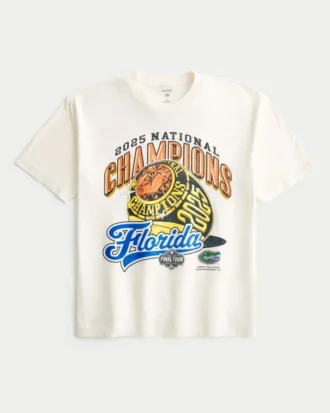 T-shirt graphique Boxy University of Florida National Champions