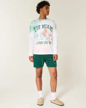 T-shirt graphique Boxy University of Miami Hurricanes