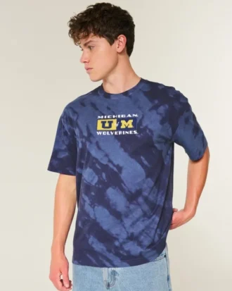 T-shirt graphique Boxy University of Michigan