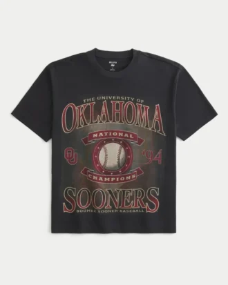 T-shirt graphique Boxy University of Oklahoma Sooners