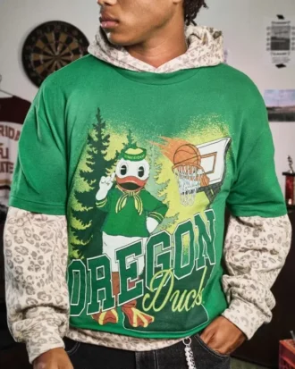 T-shirt graphique Boxy University of Oregon Ducks