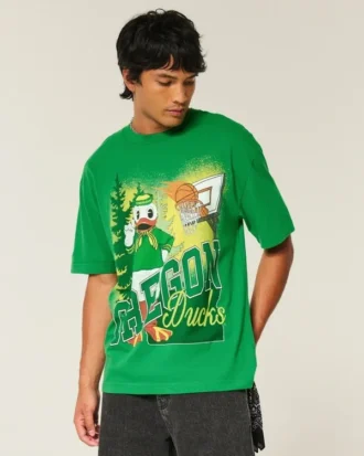 T-shirt graphique Boxy University of Oregon Ducks