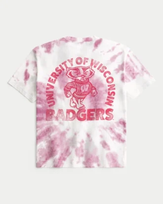 T-shirt graphique Boxy University of Wisconsin Badgers