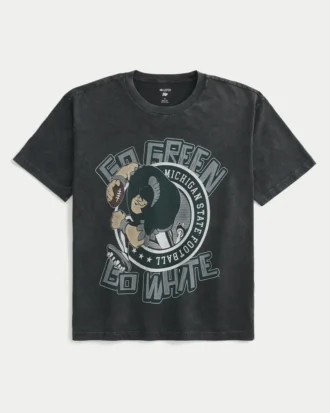 T-shirt graphique carré Michigan State University Spartans