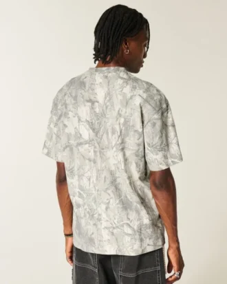 T-shirt graphique Dodge Challenger SRT camouflage épais et carré