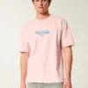 T-shirt graphique Hawaii épais et ample T-shirt graphique Hawaii épais et ample