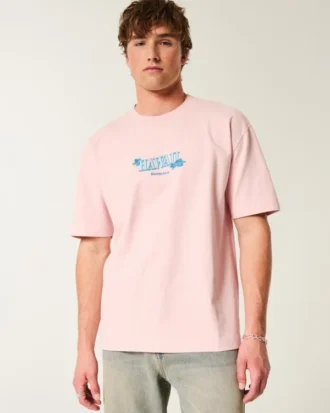 T-shirt graphique Hawaii épais et ample