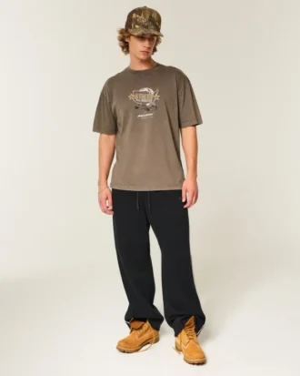 T-shirt graphique McLaren en coton ample