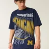 T-shirt graphique Michigan Wolverines T-shirt graphique Michigan Wolverines