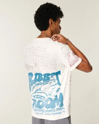 T-shirt graphique mixte décontracté