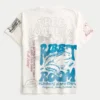 T-shirt graphique mixte décontracté