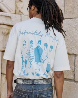 T-shirt graphique Oasis épais et carré
