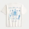T-shirt graphique Oasis épais et carré T-shirt graphique Oasis épais et carré