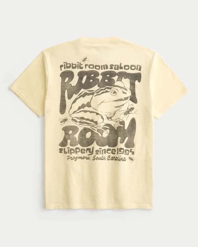 T-shirt graphique Relaxed Ribbit Room Saloon T-shirt graphique Relaxed Ribbit Room Saloon