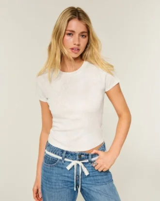 T-shirt à manches courtes pour bébé avec imprimé biche