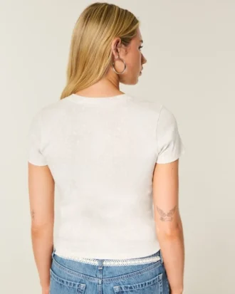 T-shirt à manches courtes pour bébé avec imprimé biche