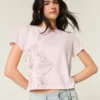 T-shirt à motif floral et nœud facile à nouer