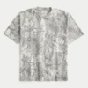 T-shirt épais à col rond et motif camouflage T-shirt épais à col rond et motif camouflage