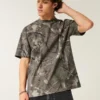 T-shirt épais à col rond et motif camouflage T-shirt épais à col rond et motif camouflage