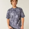 T-shirt épais à col rond et motif camouflage T-shirt épais à col rond et motif camouflage