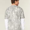 T-shirt épais à col rond et motif camouflage T-shirt épais à col rond et motif camouflage