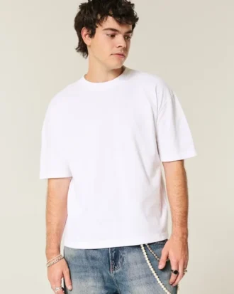 T-shirt épais à coupe carrée