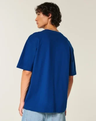 T-shirt épais en coton à col rond