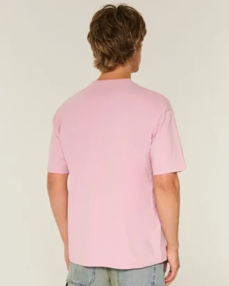 T-shirt épais en coton à col rond