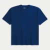 T-shirt épais en coton à col rond T-shirt épais en coton à col rond