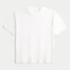 T-shirt épais en coton à col rond T-shirt épais en coton à col rond
