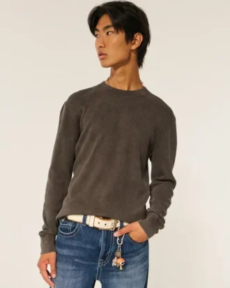 T-shirt thermique délavé
