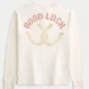 T-shirt thermique à motif Good Luck T-shirt thermique à motif Good Luck