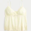Top babydoll brodé scintillant Top babydoll brodé scintillant