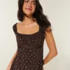 Top babydoll facile à nouer en satin Top babydoll facile à nouer en satin